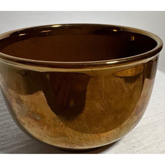 Vintage Gibsons Copper Lustre Creamer & Sugar Bowl Set - Picture 3 of 16